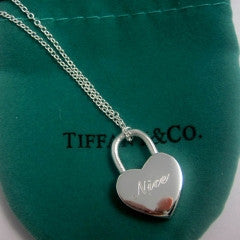 NL001 Brand Silver Heart Pendant with Necklace - Factory Watches Store