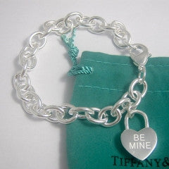 BL002 Brand Silver Heart Lock Pendant with Bracelet - Factory Watches Store