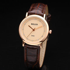 Watch Women Leather Rhinestone Quartz Watches Luxury Brand Watches Women Casual Fashion Wristwatches - Factory Watches Store