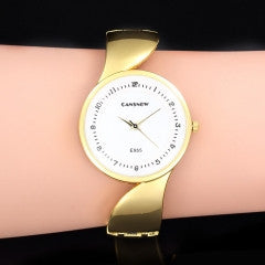 Luxury Fashion Women Dress Watch Gold Bangle Quartz Watch Female Clock - Factory Watches Store