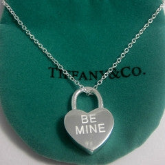 NL002 Brand Silver Heart Lock Pendant with Necklace - Factory Watches Store