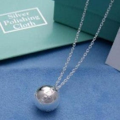 NL014 Brand Silver GC Ball Pendant with Necklace - Factory Watches Store