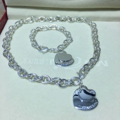 NL039 Brand Necklace with Bracelet Jewelry Set - Factory Watches Store