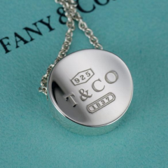 Brand Round Silver Pendant - Factory Watches Store