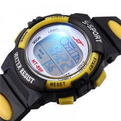 Children Watches Fashion Casual Silicone Band Wristwatches Sports Military Brand Watch Digital LED B - Factory Watches Store