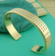 G3-3 Famous Brand 18K Gold Plate Cuff Bangles High Quality Fashion Jewelry - Factory Watches Store