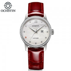 Fashion Women Watch Top Swiss Brand Luxury Diamond Watches with Calendar Night Sky Design Genuine Le - Factory Watches Store