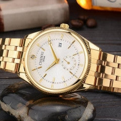 CHENXI Top Fashion Brand Luxury Men Watches Gold Quartz Watch Business Dress Wristwatch Waterproof M - Factory Watches Store