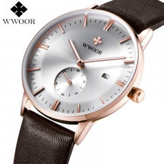 2016 Fashion Sport Watches Men Business Quartz Wristwatch Waterproof Man Clock Brand Leather Dress W - Factory Watches Store