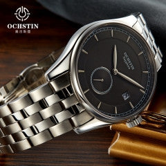 2016 Watches men luxury brand Ochstin quartz watch men full steel wristwatches with date Fashion spo - Factory Watches Store