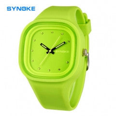 relogio feminino Multi Jelly Color 50m Swimming Waterproof Students Watches Detachable Dial Sports W - Factory Watches Store