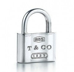 PD017 Brand Lock Silver Pendant - Factory Watches Store
