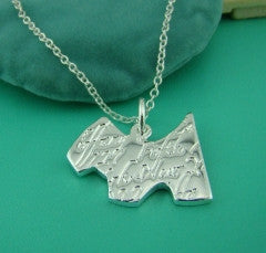 NL008 Brand Silver Dog Pendant with Necklace - Factory Watches Store