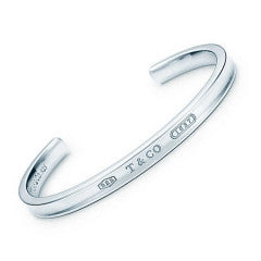 TF1-Silver Famous Brand Silver Plate Cuff Bangles High Quality - Factory Watches Store