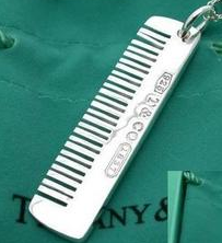 PD019 Brand Comb Silver Pendant - Factory Watches Store