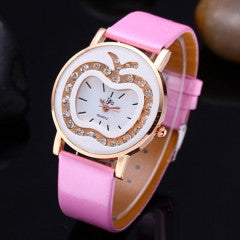 5 colors Fashion Women Dress Watch Leather Quartz Watch Female Clock - Factory Watches Store