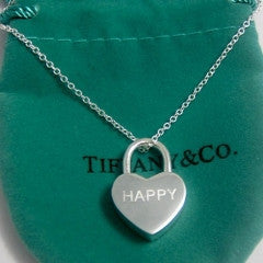 NL003 Brand Silver Heart Lock Pendant with Necklace - Factory Watches Store