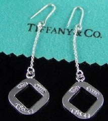 TF-E12 Famous Brand Silver Plate Drop Earrings High Quality - Factory Watches Store