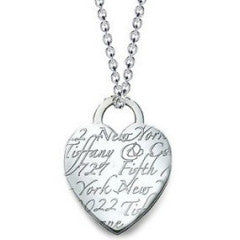 NL016 Brand Silver Heart Lock Pendant with Necklace - Factory Watches Store
