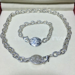 NL042 Brand Necklace with Bracelet Jewelry Set - Factory Watches Store