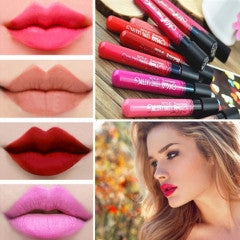 36 Color 12pcs/lot Cosmetic Professional Lipstick Waterproof Moisture Matte Lipstick Long Lasting Nude Lip Stick Lipgloss - Factory Watches Store