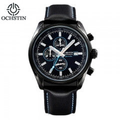 Ochstin Genuine Leather Watches Men Luxury Brand 2016 New Fashion Business Quartz Watch Sports Watch - Factory Watches Store
