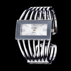 Women Fashion Silver Luxury Watch Steel Watch Quartz Watch Female Clock - Factory Watches Store