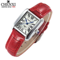 CHENXI Watch Elegant Retro Watches Women Luxury Fashion Watch Quartz Clock Female Leather Women's Wr - Factory Watches Store