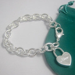 BL004 Brand Silver Heart Pendant with Bracelet - Factory Watches Store