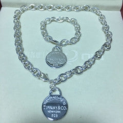 NL044 Brand Necklace with Bracelet Jewelry Set - Factory Watches Store