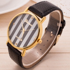 6 Colors Women Fashion Geneva Watch Leather Watch Quartz Watch Female Clock - Factory Watches Store