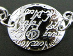 PD011 Brand Round Silver Pendant - Factory Watches Store