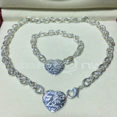 NL041 Brand Necklace with Bracelet Jewelry Set - Factory Watches Store