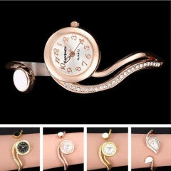 5 Colors Women Fashion Gold Luxury Watch Steel Watch Quartz Watch Female Clock - Factory Watches Store