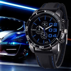 Brand Movement Silicone Strap Men Wristwatch Military Clock - Factory Watches Store