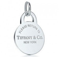 PD016 Brand Round Silver Pendant - Factory Watches Store